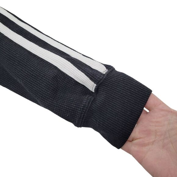 2/$20 Bluenotes Black & White Hoodies Top Crop 60% Cotton Size: Small - Picture 5 of 8